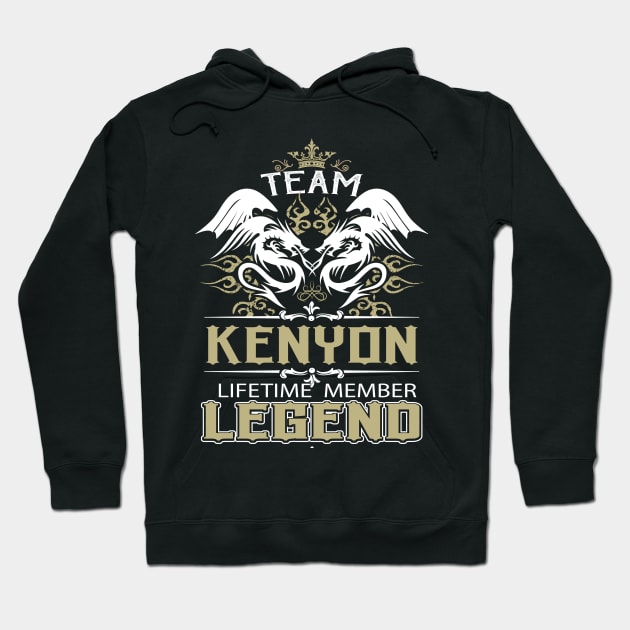 Kenyon Name T Shirt -  Team Kenyon Lifetime Member Legend Name Gift Item Tee Hoodie by yalytkinyq